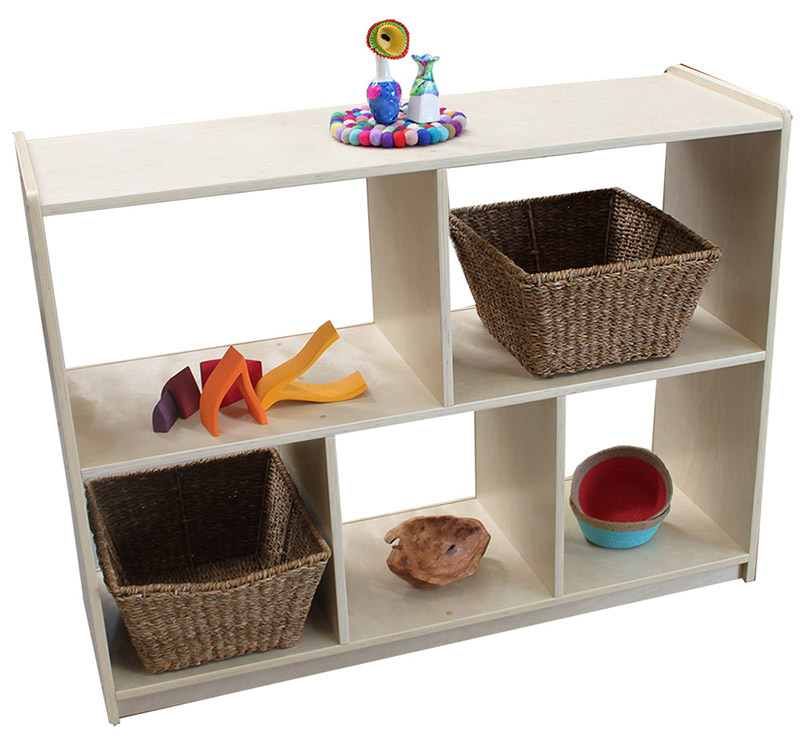 Birch Standard Shelf Unit 90cmH - Straight with Open Back