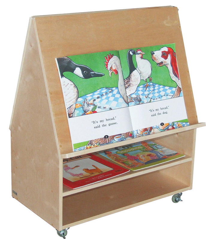 Birch Mobile Teacher's Station - With Castors & Whiteboard