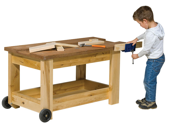 Birch Workbench & Vice