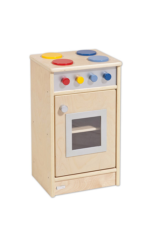Birch Natural Role Play Toddler Kitchen Set - Cooktop/Oven