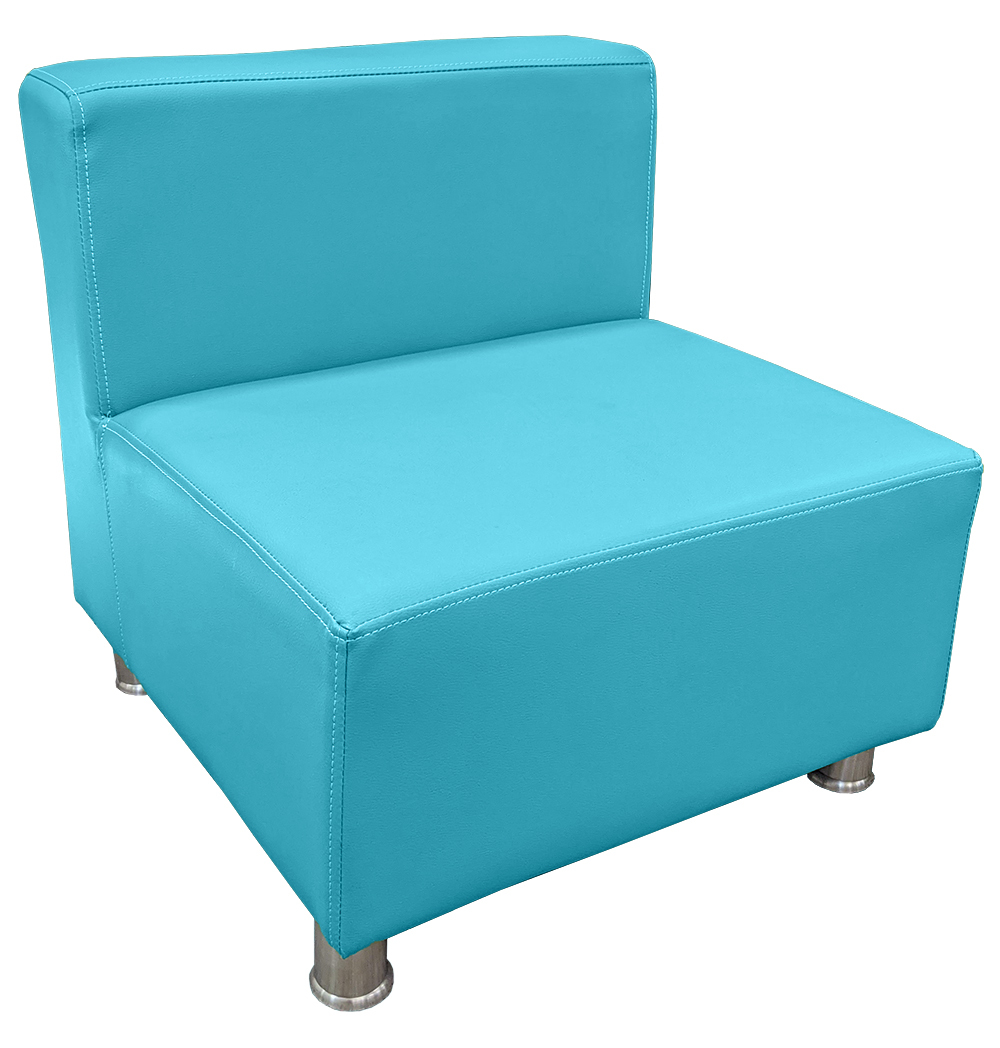 Billy Kidz Cozy Sofa Suite 1 Seater - Island Blue