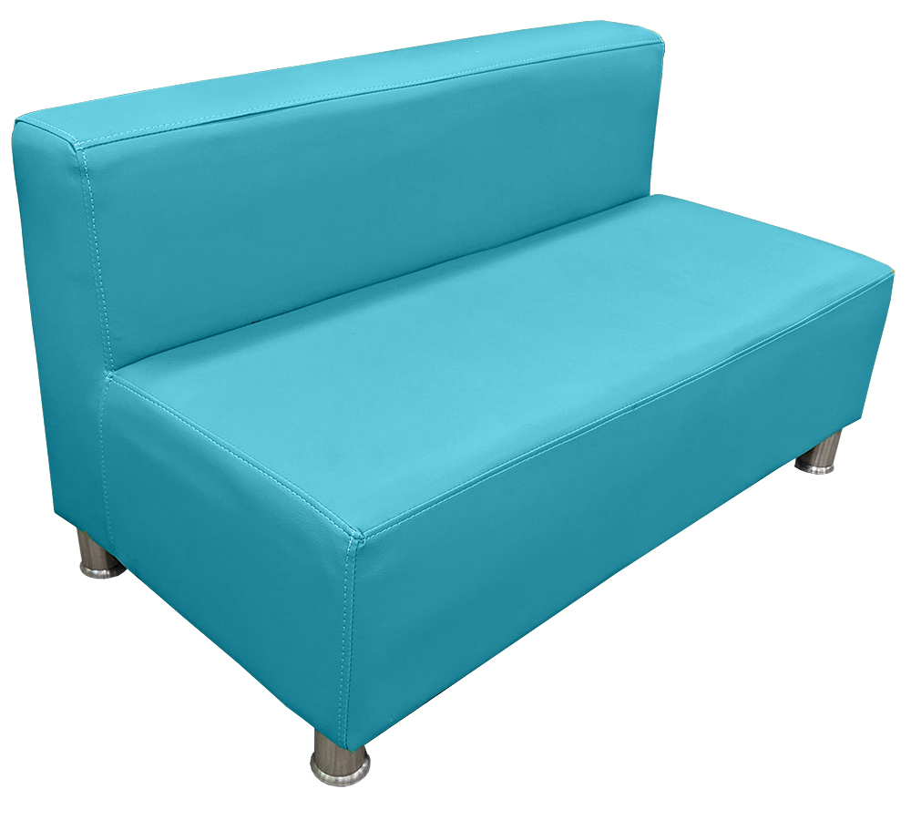 Billy Kidz Cozy Sofa Suite 2 Seater - Island Blue