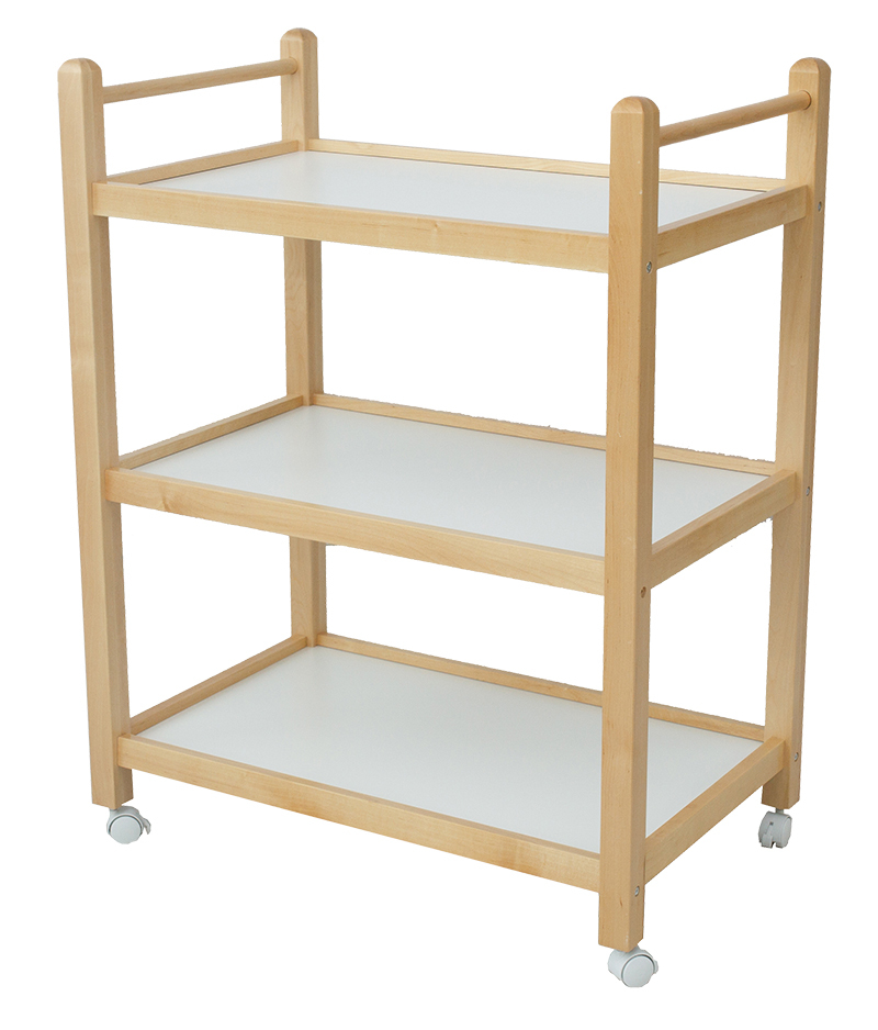 Wooden Utility Trolley