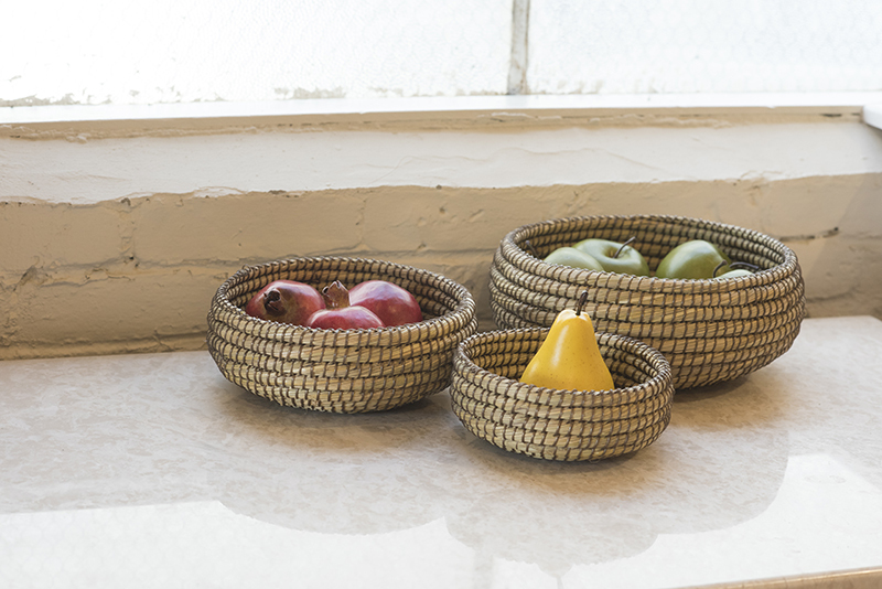 Kaisa Grass Stacking Baskets - 3pcs