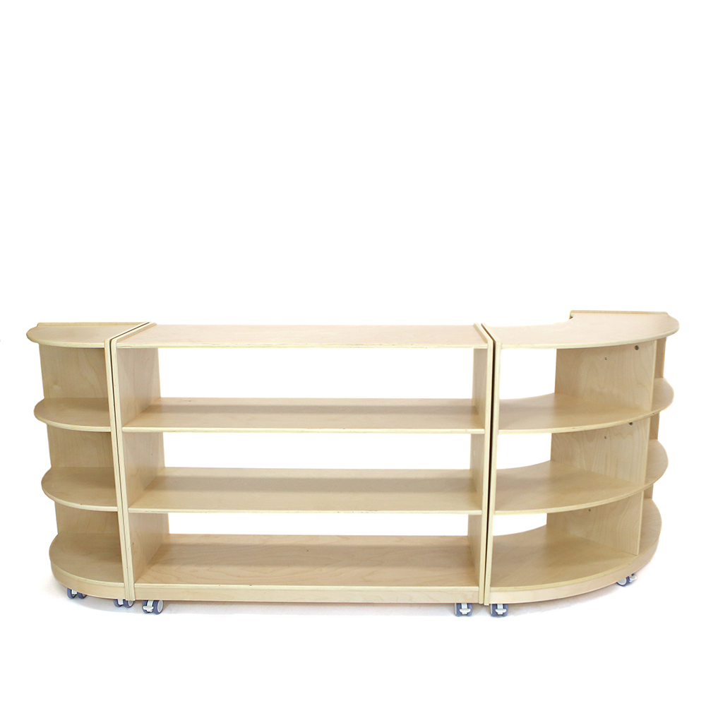 Hako Timber 3 Shelf Cabinet Set 80cmH - 3pcs