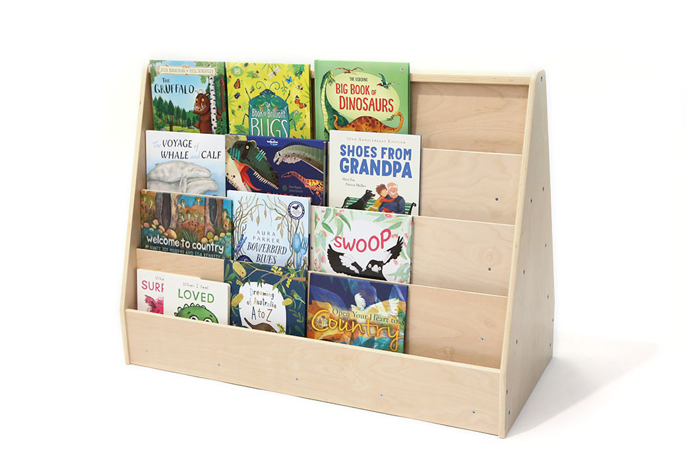 Hako Timber Double Sided Book Display - 80cmH