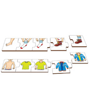 *SPECIAL: Tuzzles Socks & Shoes / Shirt & Jacket Sequence Puzzles - 10pcs