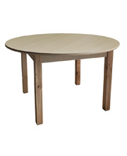 *SPECIAL: Billy Kidz Birch & Sandy Birch Laminate Table Round 1100 x 1100mm - 56cmH