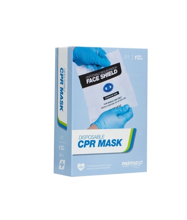 Disposable CPR Face Shield - Non-Return Valve
